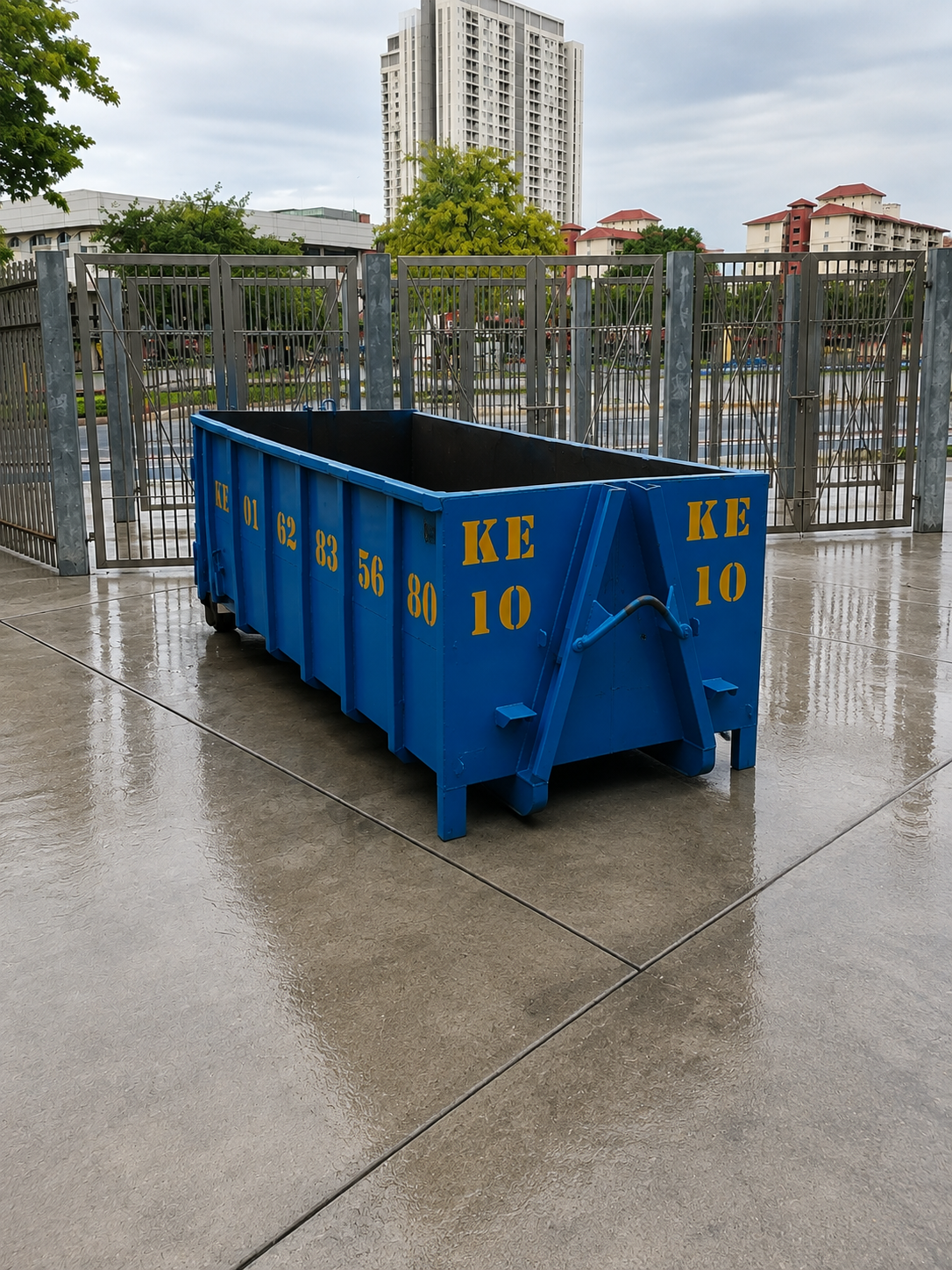 Blue Kaundar Enterprise RORO bin - 12 x 6 x 4 cubic yard package